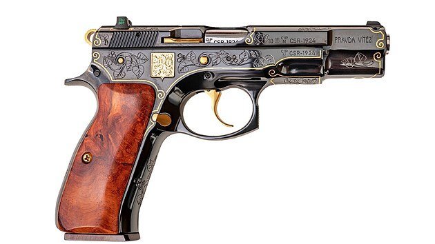 Pistole sam. CZ, Model: 75 Republika, Ráže: 9mm Luger, Limitovaná edice k 100. výročí ČR