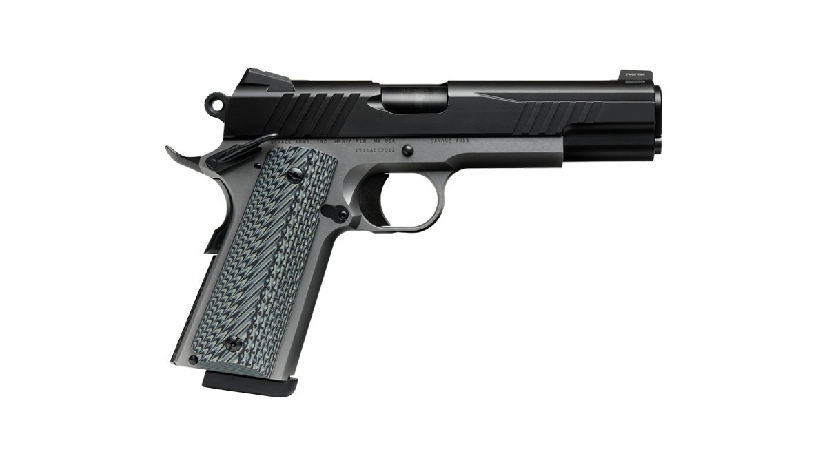 Pistole sam. Savage Arms, Model: 1911 Rail, Ráže: 9mm Luger, hl.: 5", 2-Tone nerez/černá